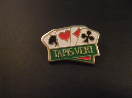 Tapis Vert ( speeltafel ) kaartspel, Schoppen,Harten,Ruiten,Klaver